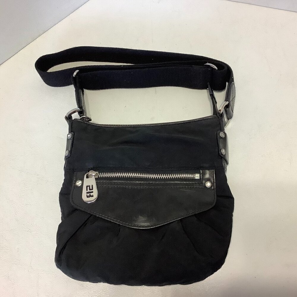 Sonia Rykiel Nylon Black Crossbody Bag Purse